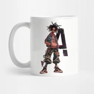 Street Gang Letter A Mug